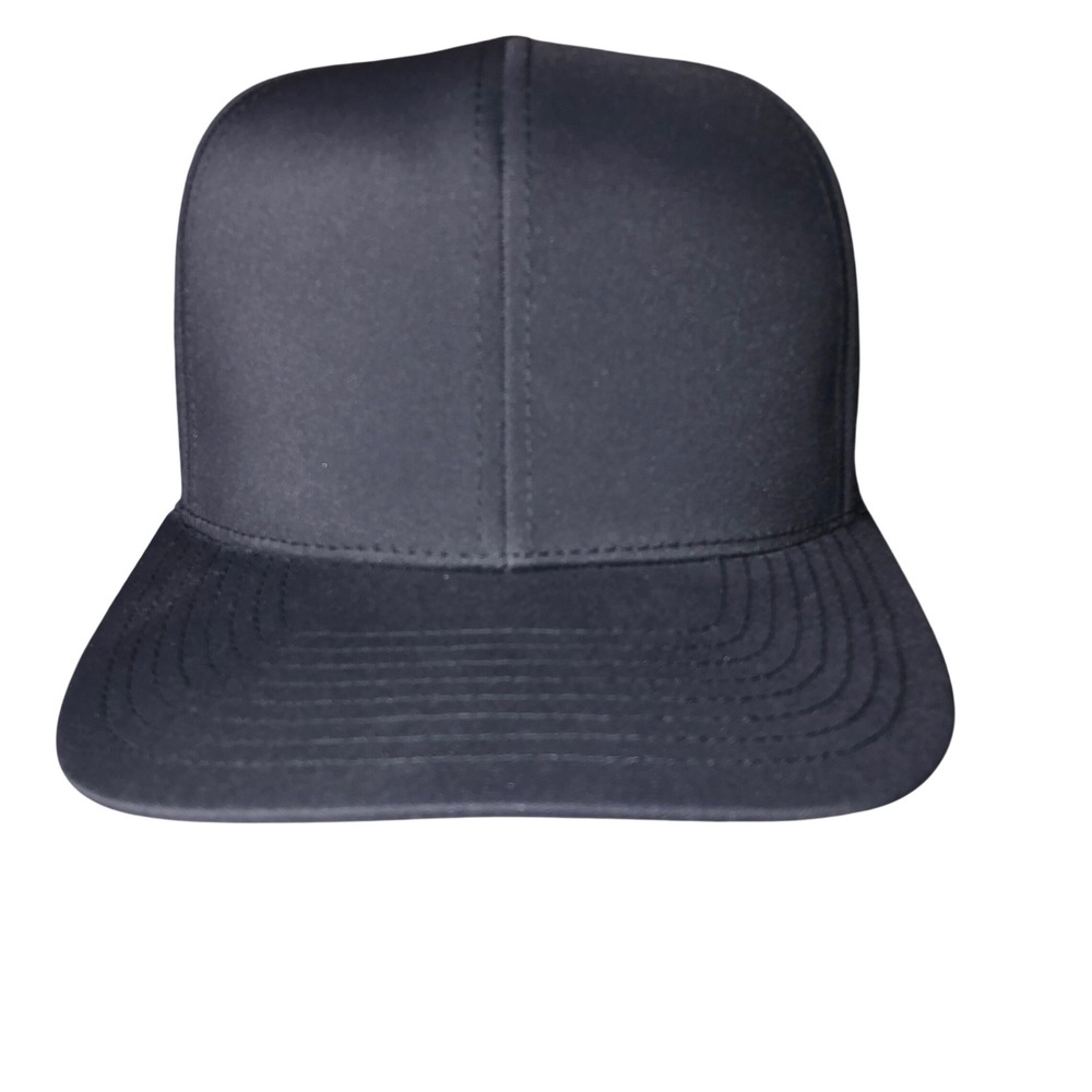 G/FORE Golf Hat Onyx Black Perforated Flexfit 110 Quick Turn GMH000100 IEM Logo - Picture 7 of 12